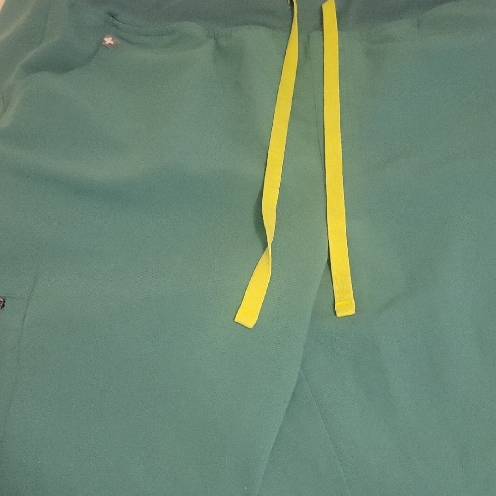 Figs Green Technical Collection Scrub Pants